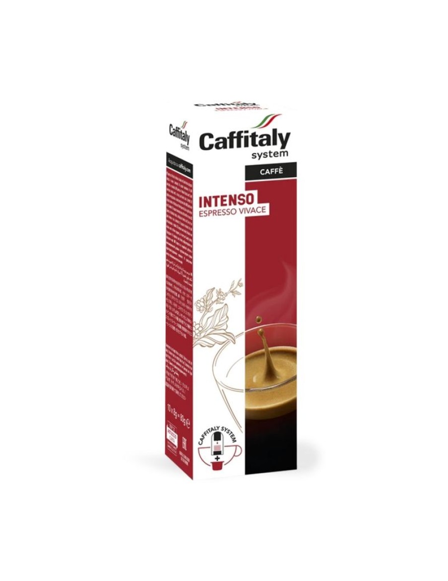 Click Cafe Capsule Caffitaly* Originali | 10 Capsule Intenso Espresso Vivace Ecaffe