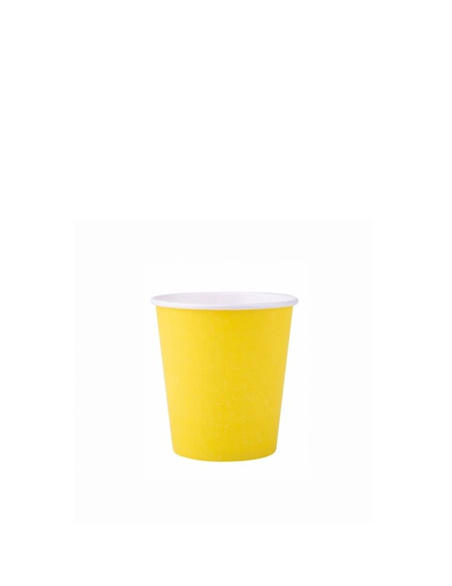 Click Cafe Accessori Da Te E Caffe | 50 Bicchierini Da Caffe Di Carta 75Ml Colore Giallo