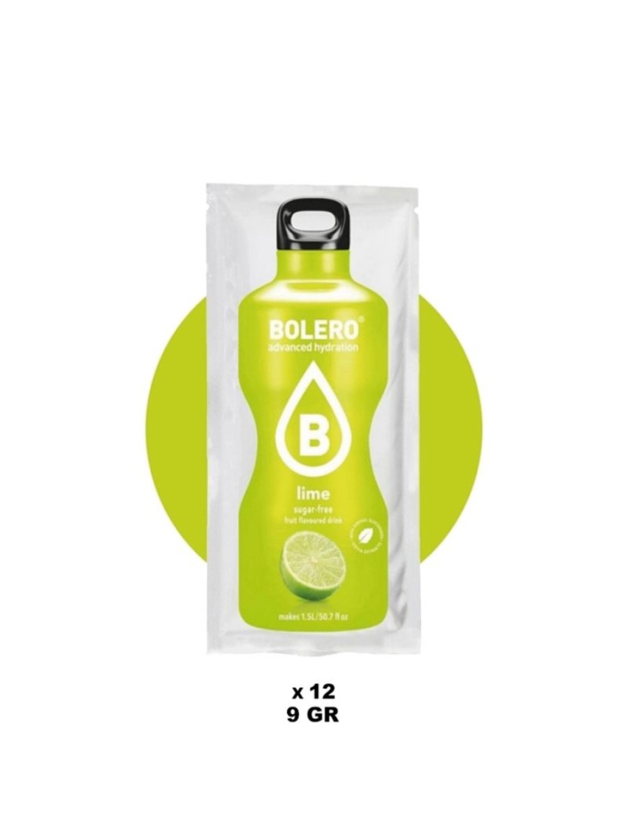 Click Cafe Bevande Energetiche | Bolero Box Da 12 Stick Da 9Gr Lime