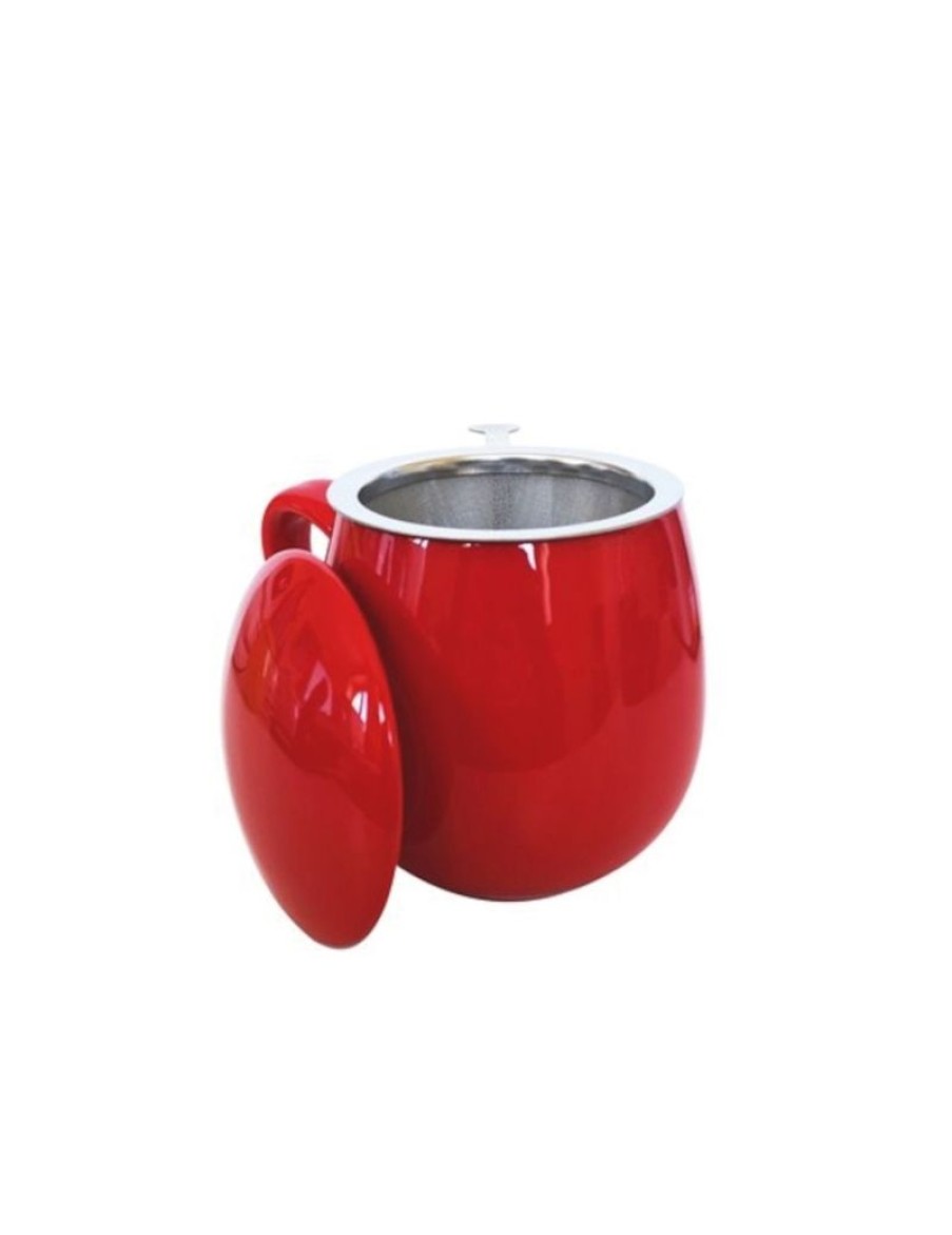 Click Cafe Tazze Da Te E Teiere | Tazza Da Te Con Filtro Rossa 0.35L