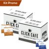 Click Cafe Cialde Caffe | Box 200 Cialde In Carta Filtro Miscela Cremoso E Miscela Delicato