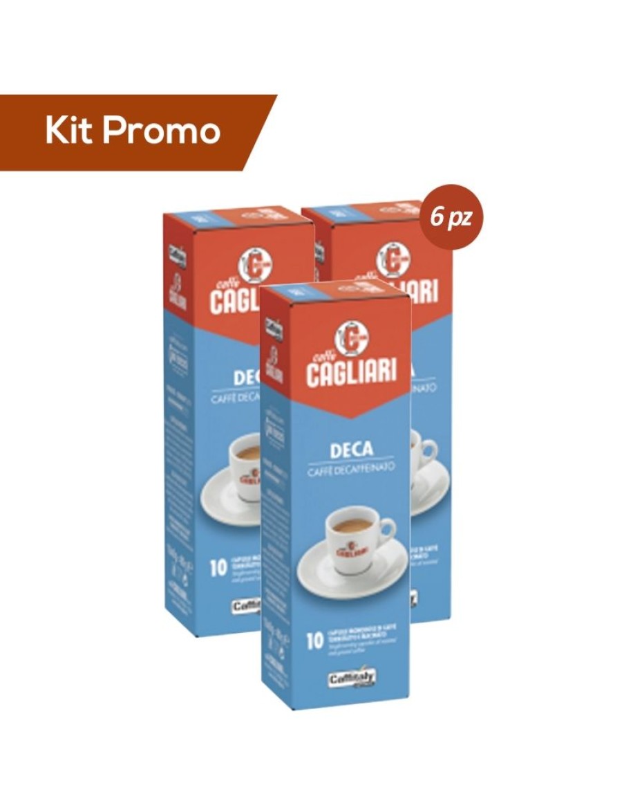 Click Cafe Capsule Caffitaly* Originali | Box 90 Capsule Decaffeinato Cagliari Caffitaly