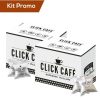 Click Cafe Capsule Compatibili Lavazza* Blue | Box 150 Capsule Miscela Forte E Decaffeinato, Compatibile Lavazza Blue