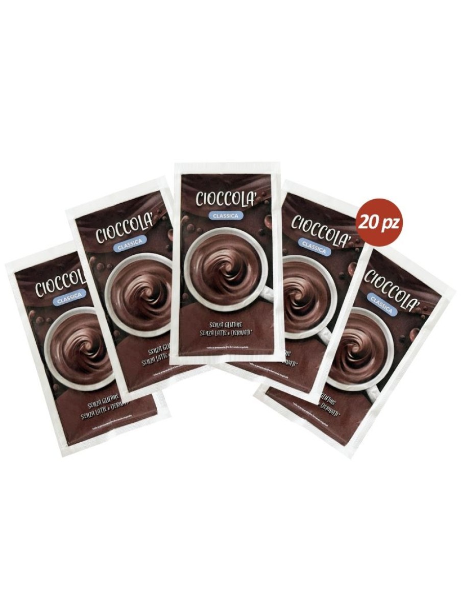 Click Cafe Gluten Free | Box 20 Bustine Di Cioccolato Al Latte Solubile