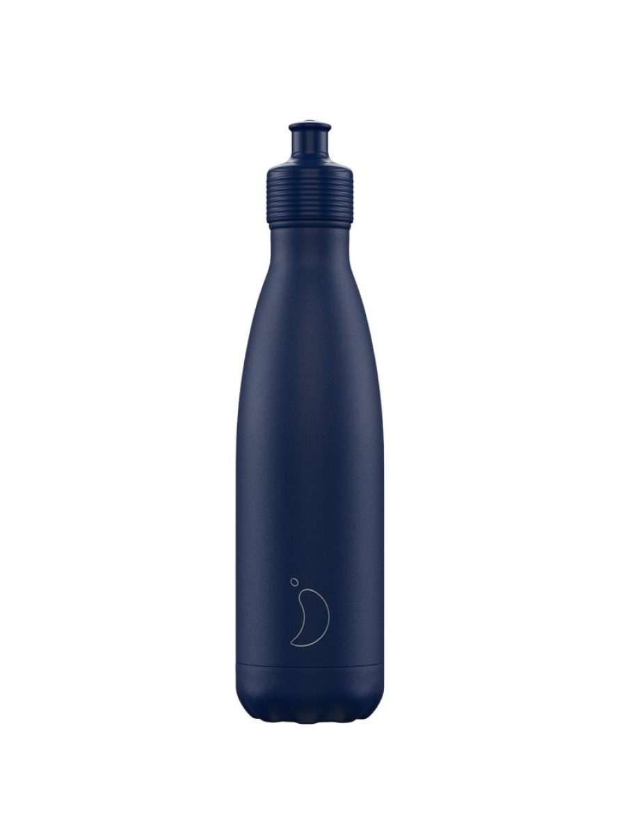 Click Cafe Borracce&Tazze Termiche E Accessori | Chilly'S Bottle Tappo Sportblu Opaco 500 Ml