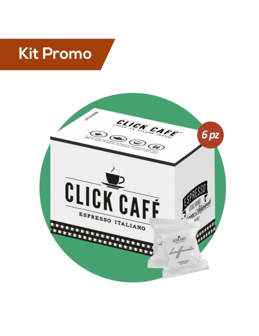 Click Cafe Capsule Compatibili Bialetti* | Box 600 Capsule Click Cafe Compatibili Bialetti, Miscela Decaffeinato