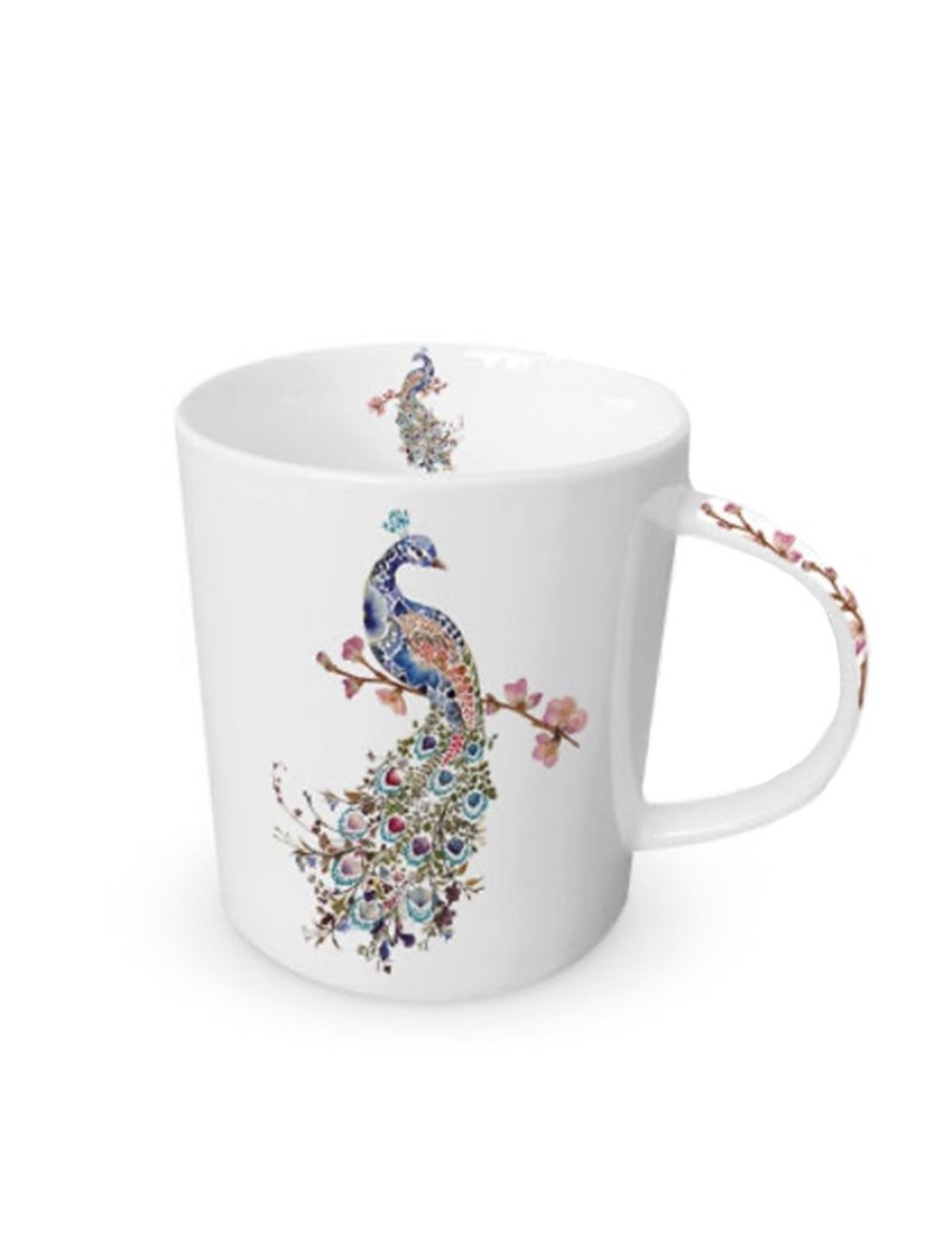 Click Cafe Tazzine Da Caffe E Tazze Mug | Mug Fantasia Pavone 0.35L In Gift Box