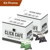 Click Cafe Capsule Compatibili Nespresso | Box 200 Capsule Nespresso Miscela Forte E Decaffeinato