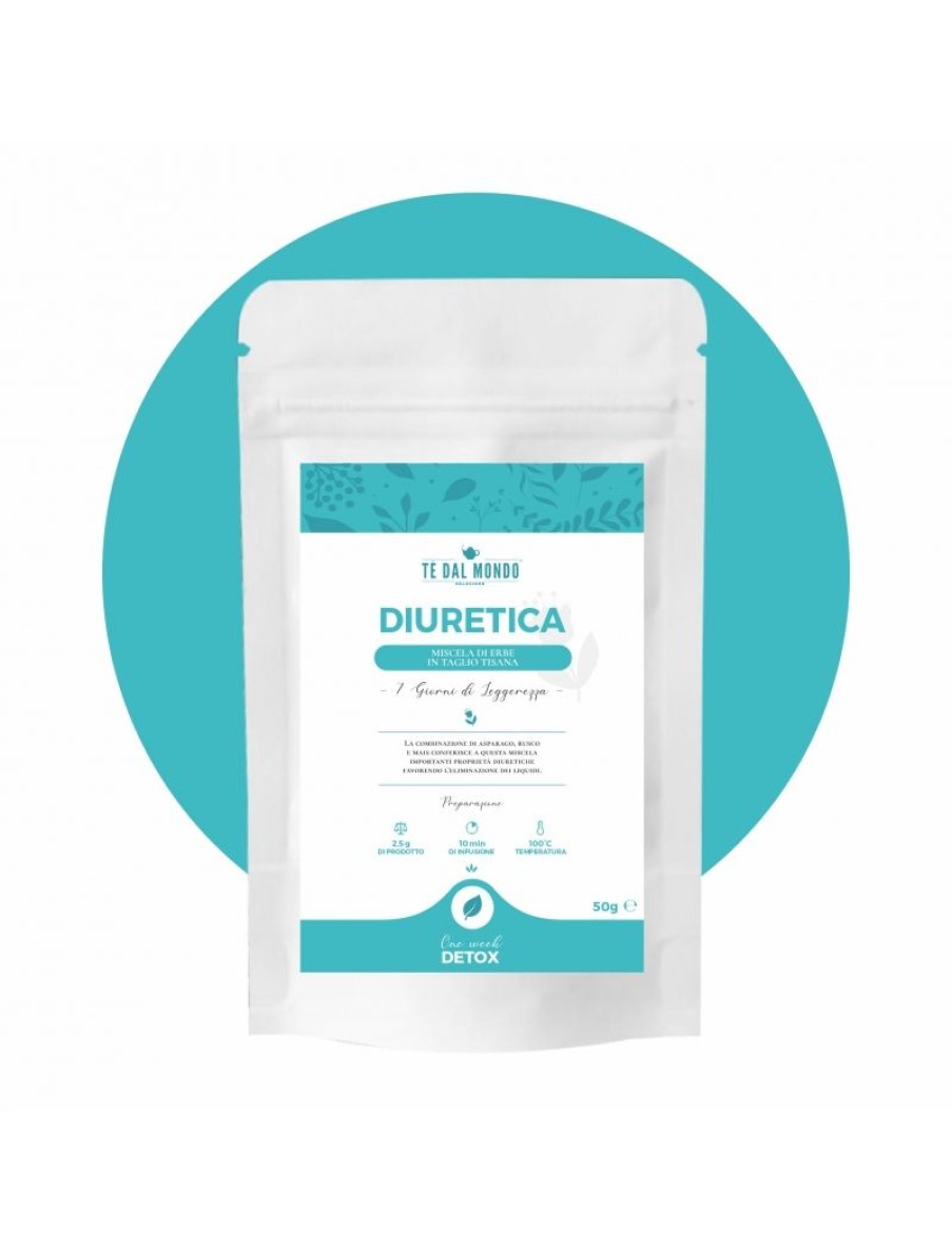 Click Cafe Linea Infusi Detox | Miscela Di Piante Diureticalinea Detox 50 Gr Te' Dal Mondo