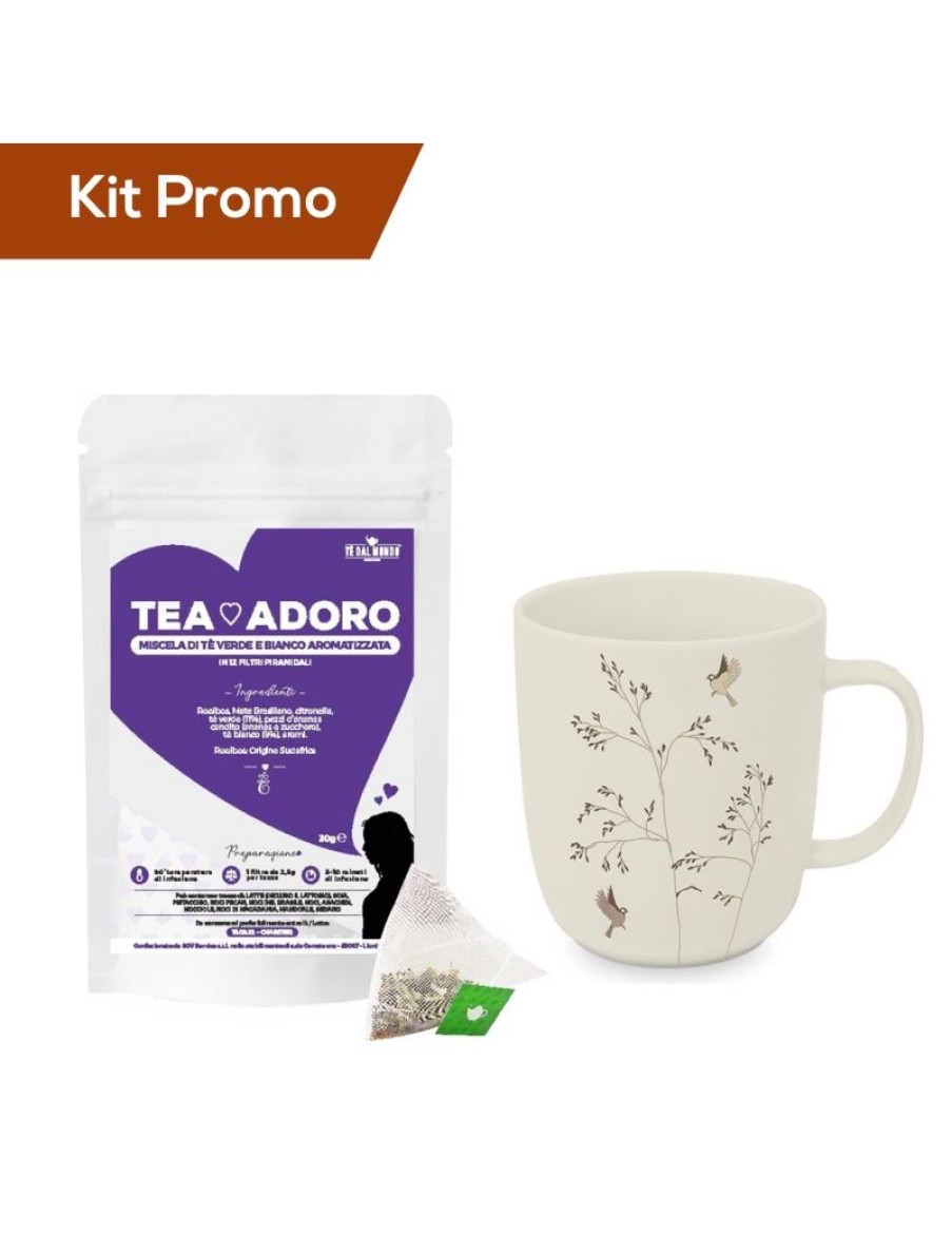 Click Cafe Piramidali Te Dal Mondo | Kit Promo Tea Adoro