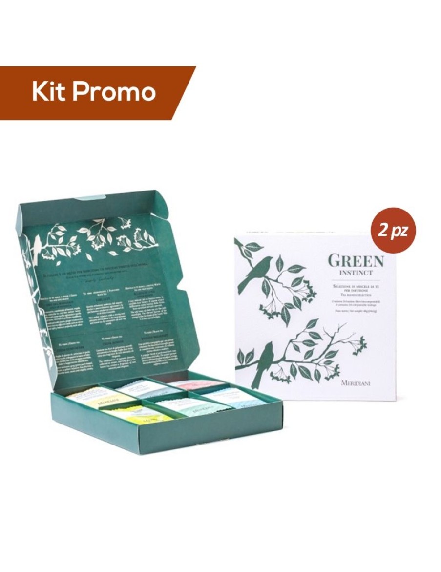 Click Cafe Te E Tisane Meridiani | Gift Box 48 Filtri Biocompostabili Meridiani "Green Instinct"