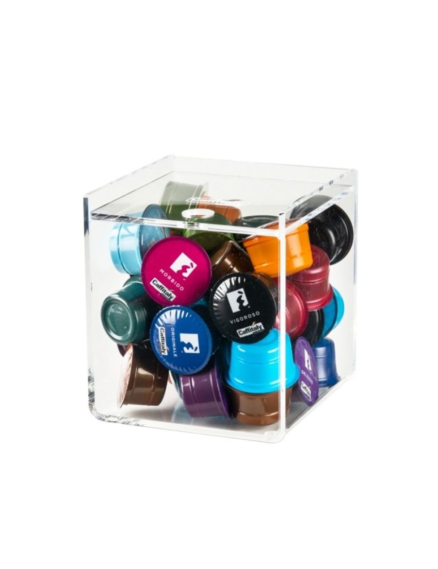 Click Cafe Accessori Da Te E Caffe | Cubo Porta Capsule Caffitaly 32 Pz