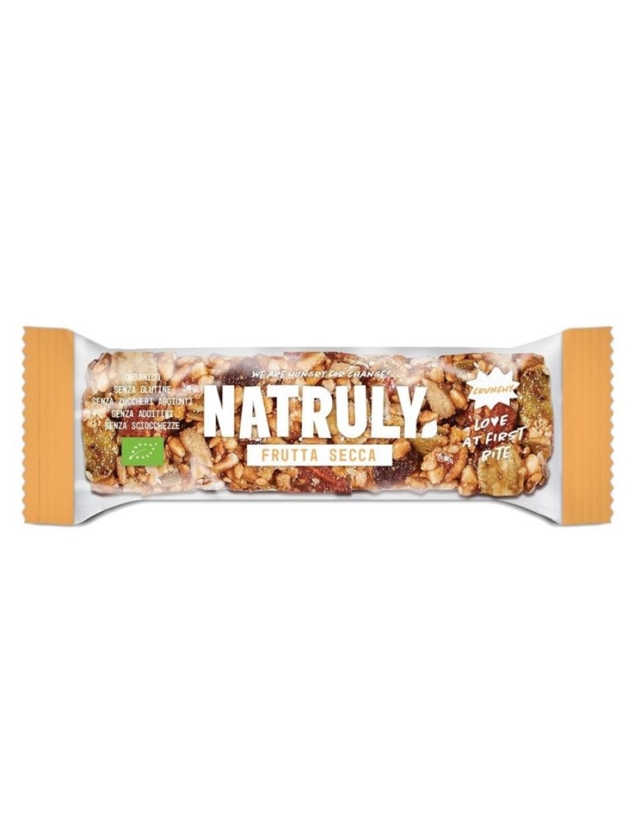 Click Cafe Snack | Barretta Crunchy Miele & Frutta Secca Bio Natruly