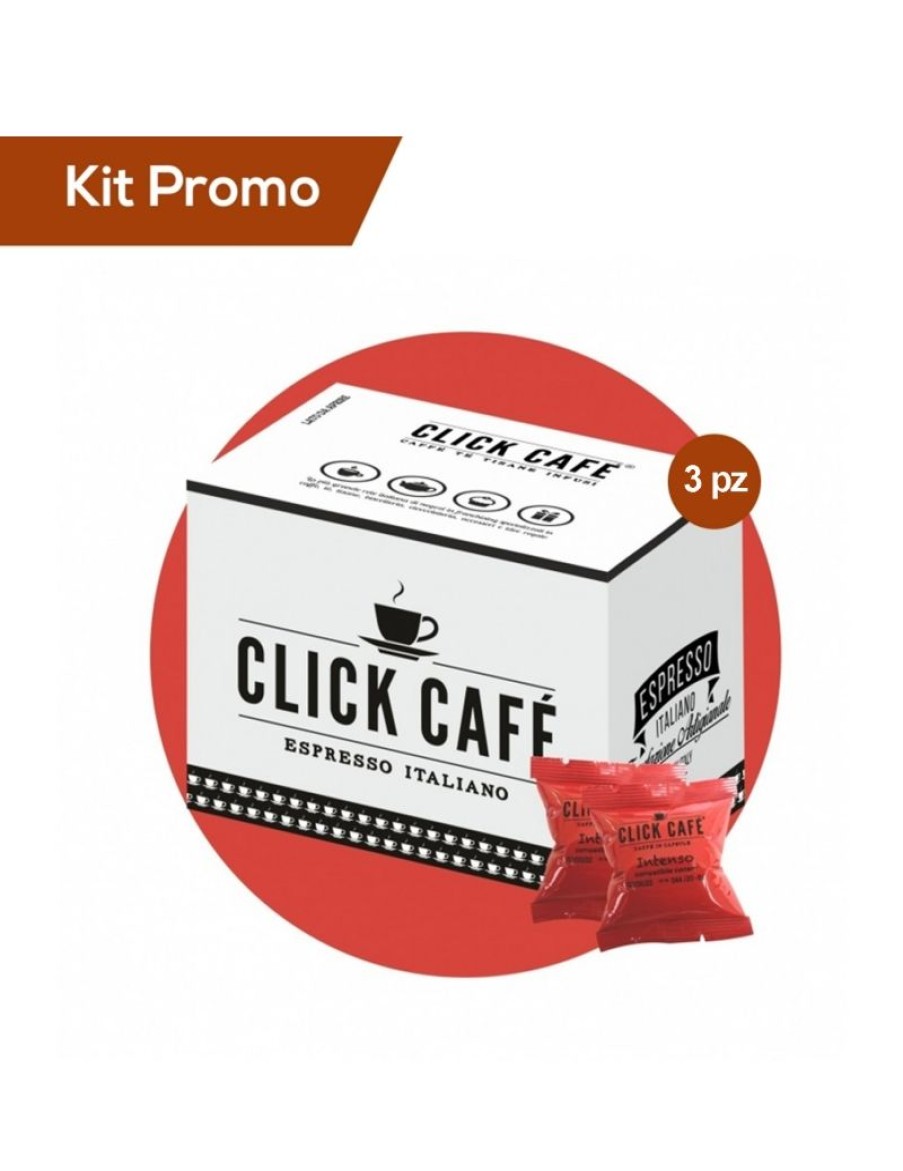 Click Cafe Capsule Compatibili Uno System | Box 300 Capsule Uno System Click Cafe Intenso