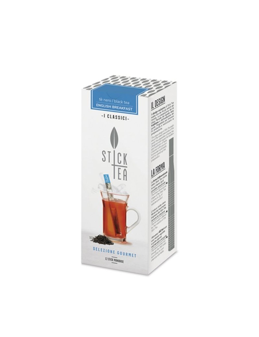 Click Cafe Stick Tea Selezione Gourmet | Sticktea Te English Breakfast Selezione Gourmet Confezione 12 Stick