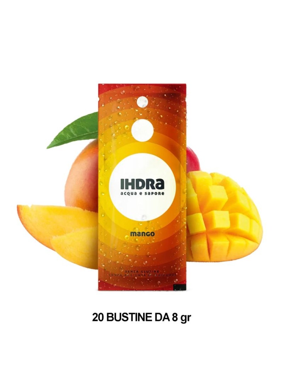 Click Cafe Bevande Energetiche | Ihdra Acqua E Sapore Gusto Mango Box 20 Bustine Da 8 Gr