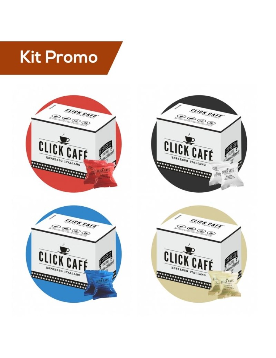 Click Cafe Capsule Compatibili Uno System | Box Capsule Assortite Uno System Click Cafe