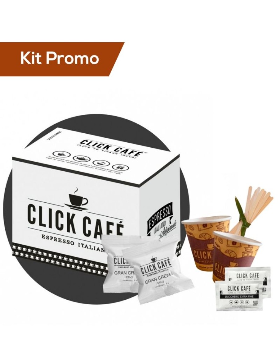 Click Cafe Capsule Compatibili Segafredo | Kit 100 Capsule Segafredo Miscela Forte Con Kit Accessori