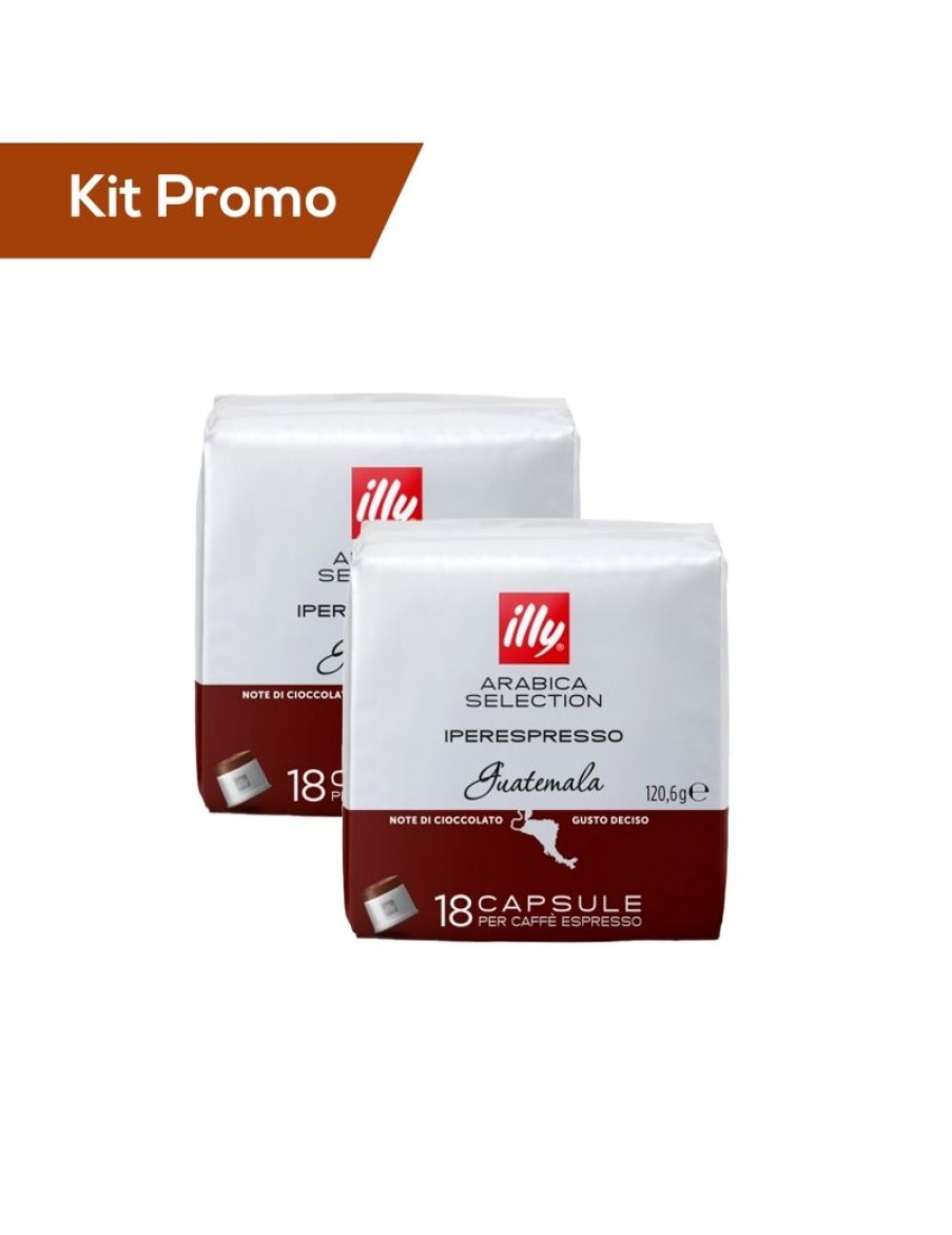 Click Cafe Illy Iperespresso | Kit 2 Pacchi Di Capsule Di Caffe Monorigine Illy* Iperespresso, Guatemala