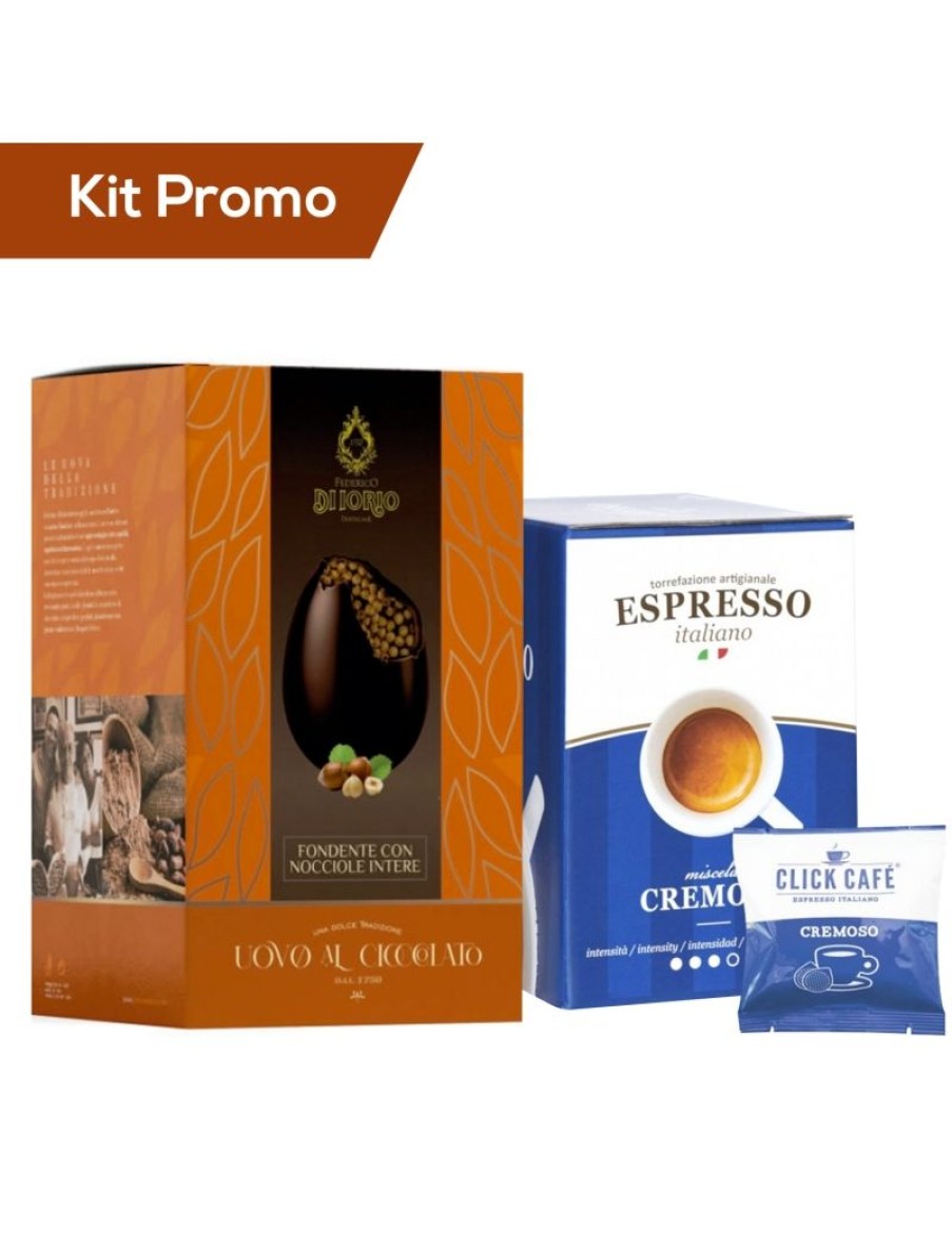 Click Cafe Cialde Caffe | Kit Pasqua - Cioccolato Fondente E Caffe