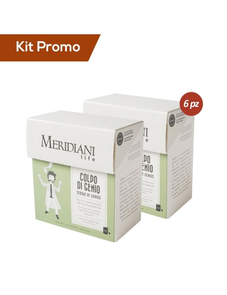 Click Cafe Te E Tisane Meridiani | Box 6 Astucci Colpo Di Genio, Meridiani