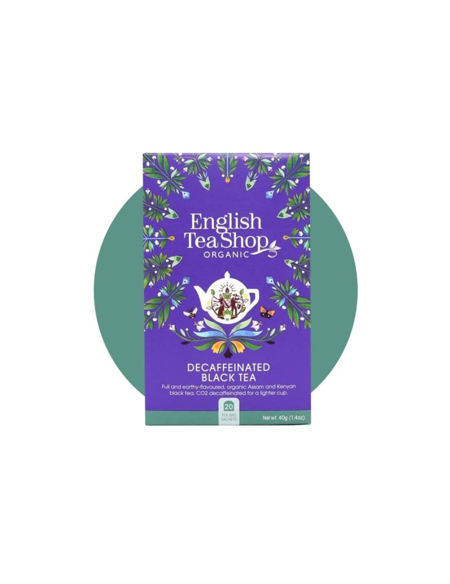 Click Cafe Te E Tisane English Tea Shop | English Tea Shop 20 Filtri Te Nero Decaffeinato Bio