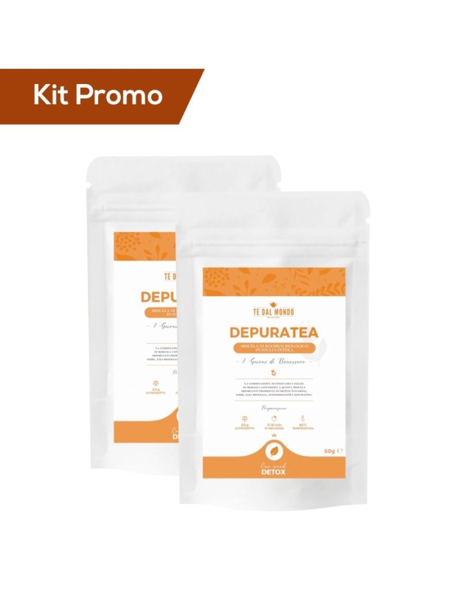 Click Cafe Linea Infusi Detox | Box 2 Doypack Tisana Detox Depurativa