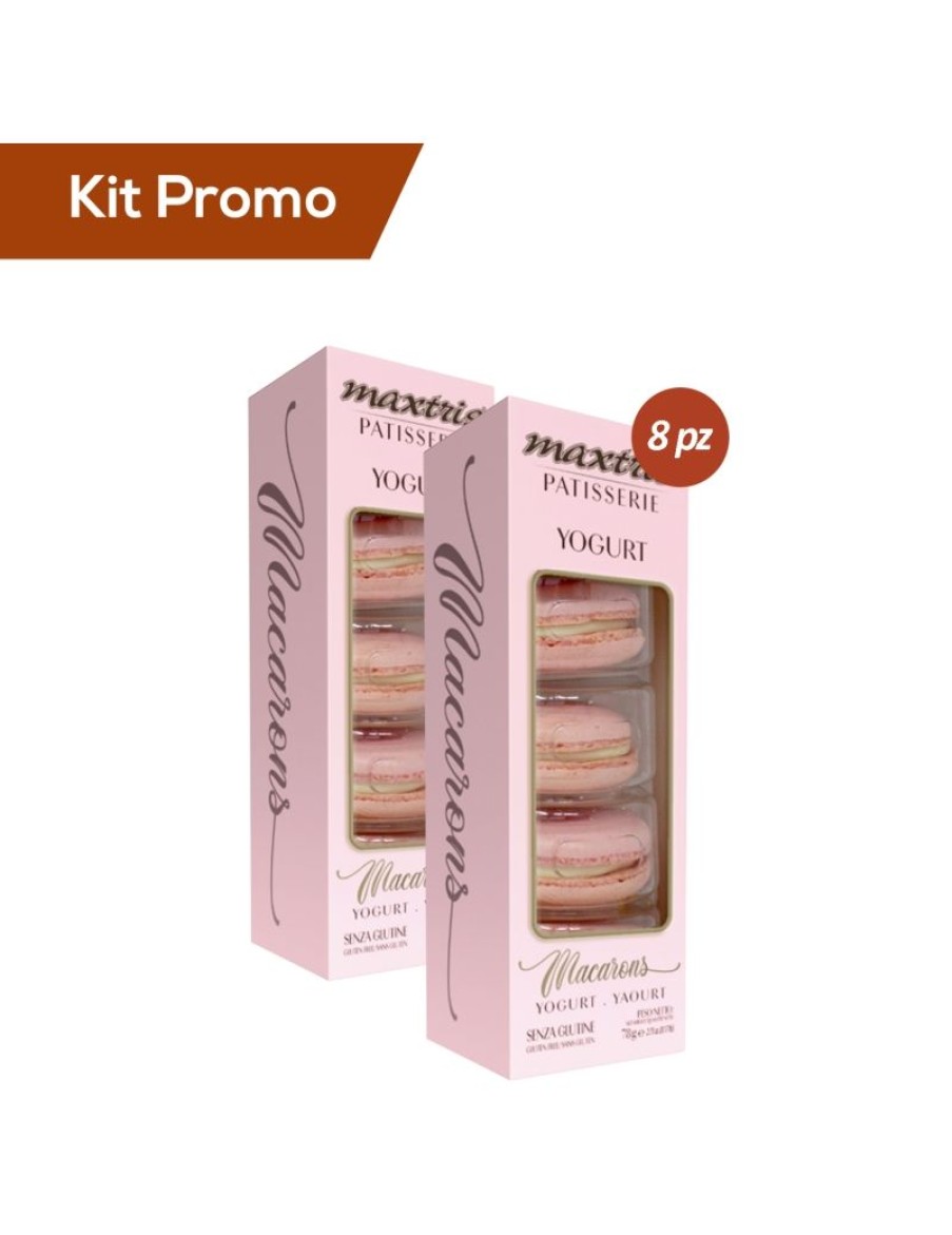 Click Cafe Confetti Maxtris | Kit 8 Pacchi Macarons Maxtris Allo Yogurt