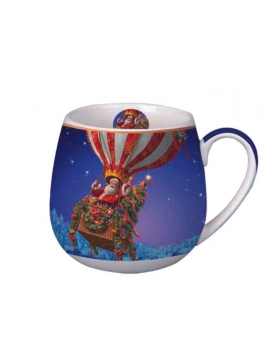 Click Cafe Tazze Da Te E Teiere | Mug A Botte Christmas Collection Santa Balloon