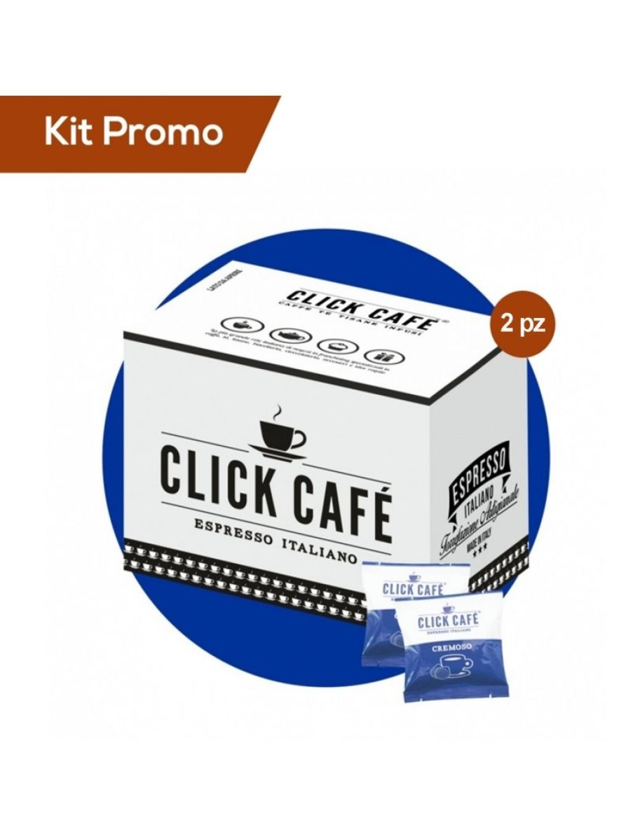 Click Cafe Cialde Caffe | Box 200 Cialde In Carta Filtro, Miscela Cremoso