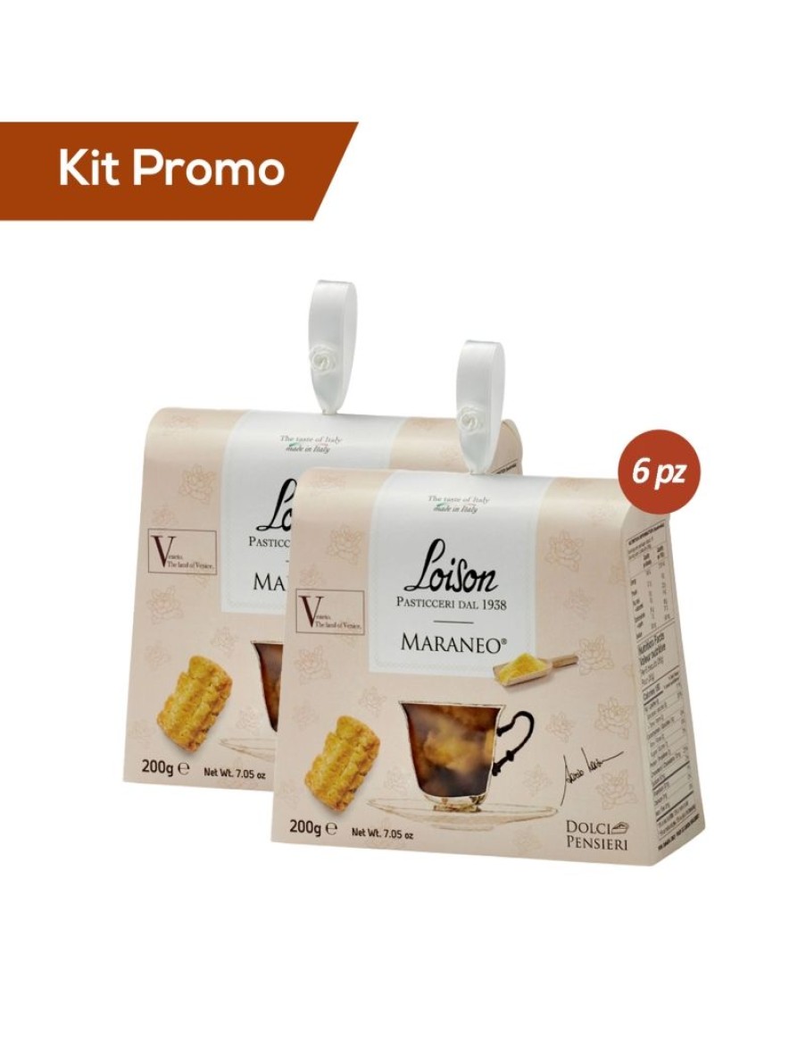 Click Cafe Biscotti Artigianali | Box 6 Astucci Biscotti Maraneo Loison