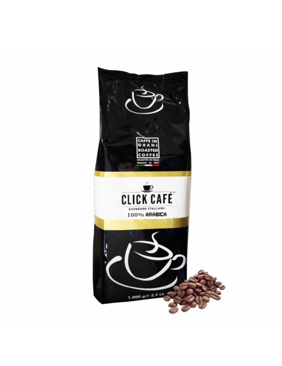 Click Cafe Caffe In Grani Macinato E Solubile | Caffe' In Grani Click Cafe' 100% Arabica