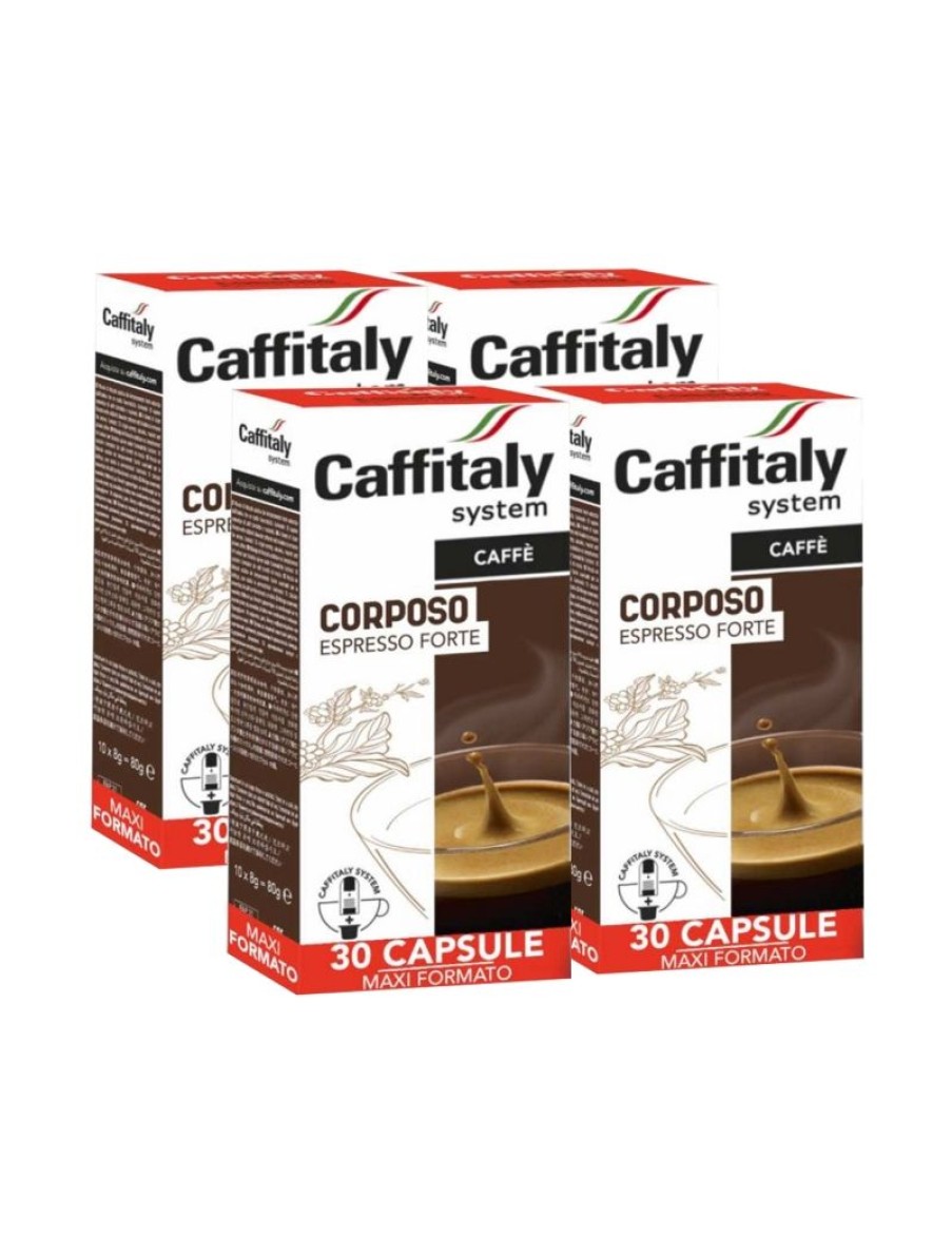 Click Cafe Capsule Caffitaly* Originali | Caffitaly Convenienza 4 Box Da 30 Capsule E Caffe Corposo