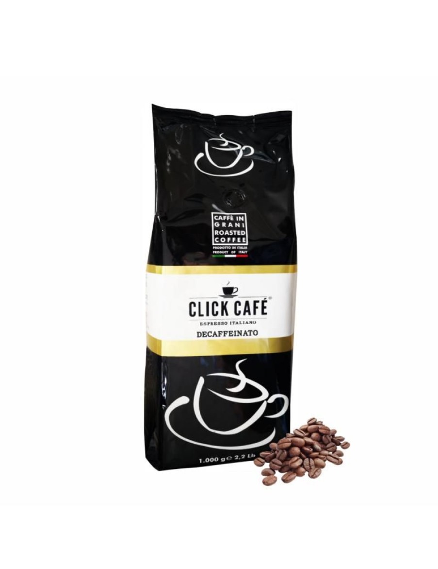 Click Cafe Caffe In Grani Macinato E Solubile | Caffe In Grani Click Cafe Miscela Decaffeinata