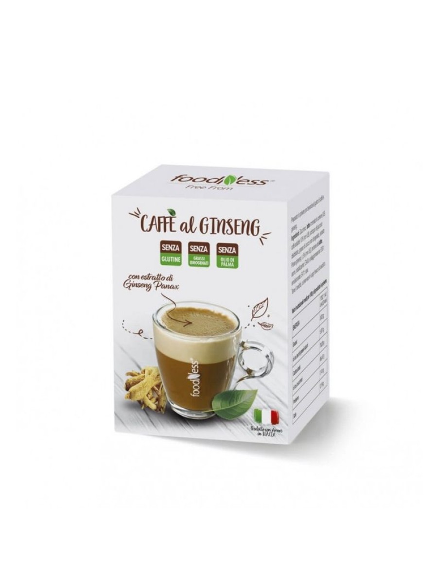 Click Cafe Caffe In Grani Macinato E Solubile | Box 10 Bustine Caffe' Al Ginseng Solubile Foodness