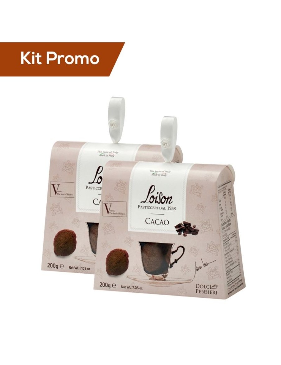 Click Cafe Biscotti Artigianali | Box 2 Astucci Biscotti Al Cacao Loison