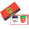 Click Cafe Quy Cup | Confezione Regalo 2 Bicchierini Caffe Quy Cup Snoopy Natale 5