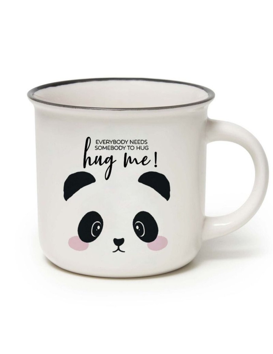 Click Cafe Tazzine Da Caffe E Tazze Mug | Tazza Cappuccino Panda 350Ml Bon China