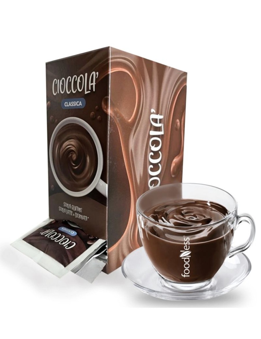 Click Cafe Gluten Free | Box 30 Bustine Da 25 Gr Cioccolato Solubile Classico + Mug Omaggio