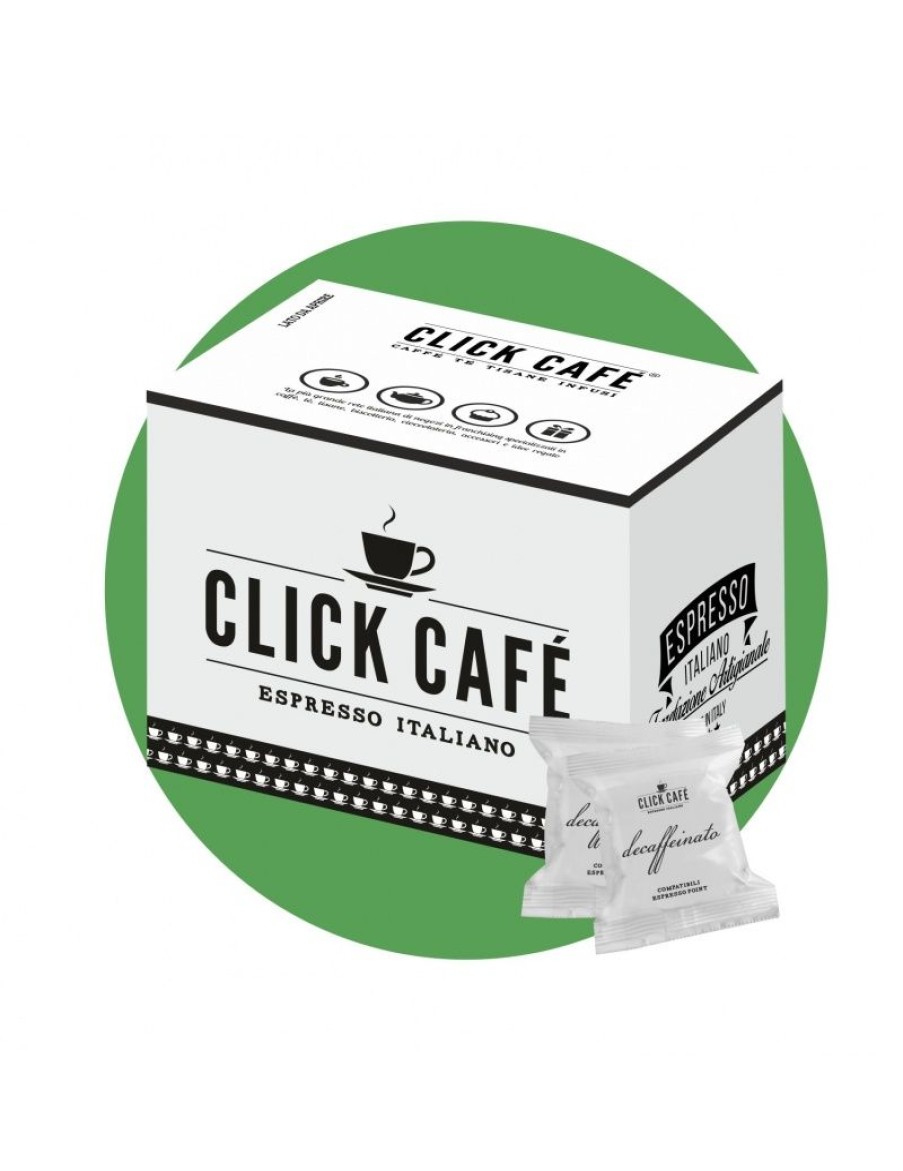 Click Cafe Capsule Compatibili Espresso Point | 100 Capsule Espresso Point - Essse Decaffeinate