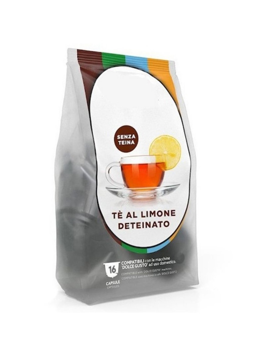 Click Cafe Capsule Compatibili Dolce Gusto | 16 Capsule Dolce Gusto Te Al Limone Deteinato