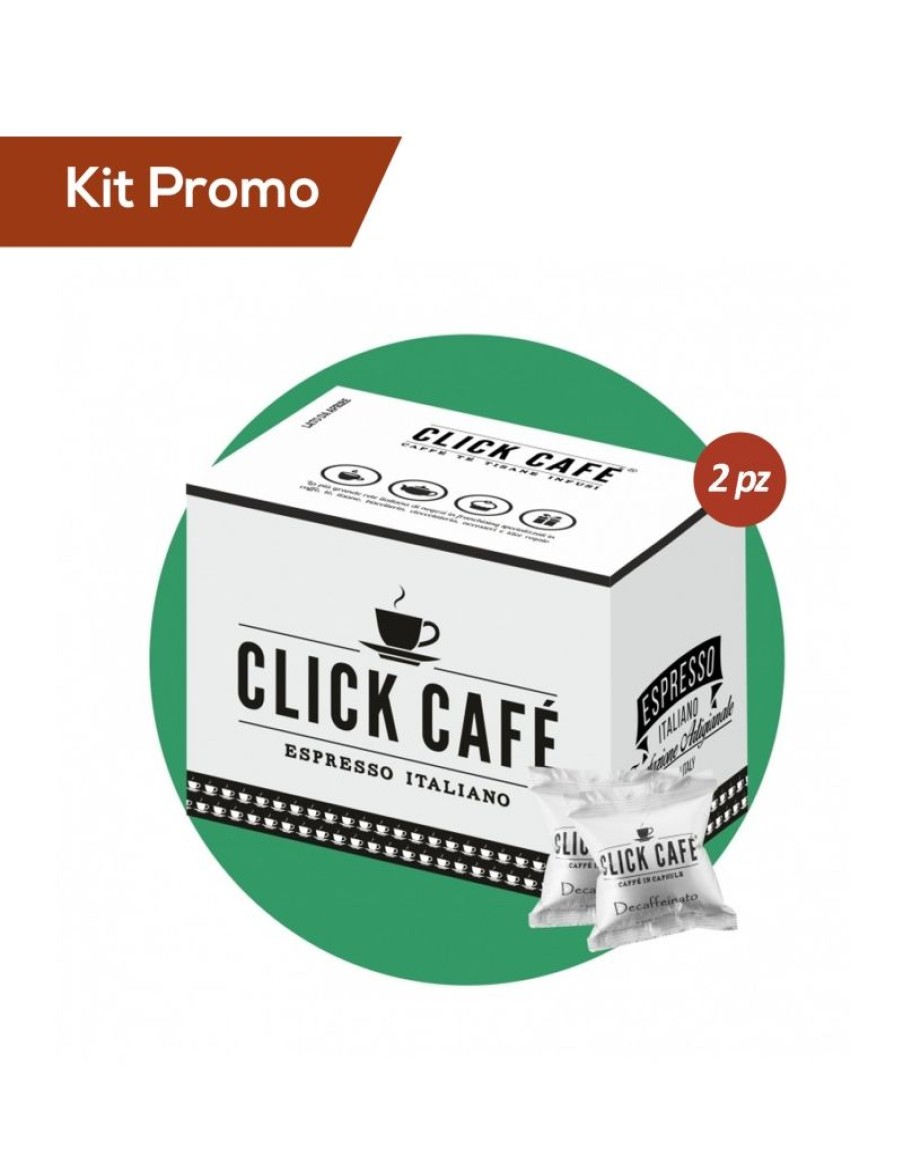 Click Cafe Capsule Compatibili Lavazza* Blue | Box 150 Capsule Miscela Decaffeinato, Compatibile Lavazza Blue