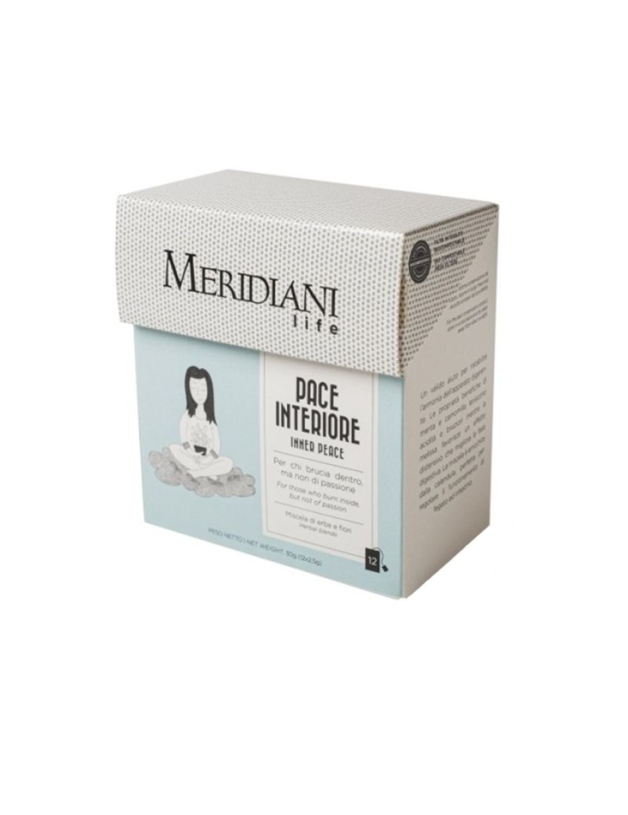 Click Cafe Te E Tisane Meridiani | Astuccio 12 Filtri Pace Interiore - Favorisce La Digestione