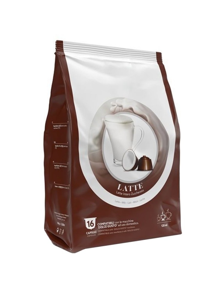 Click Cafe Capsule Compatibili Dolce Gusto | 16 Capsule Dolce Vita Dolcegusto Latte