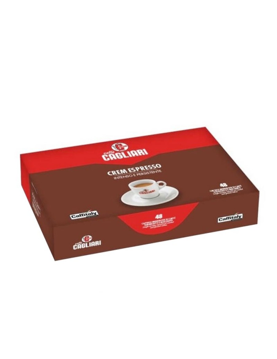 Click Cafe Capsule Caffitaly* Originali | Box Convenienza Caffitaly 48 Capsule Cagliari Crem Espresso