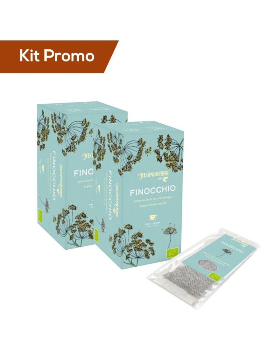 Click Cafe Te E Tisane Regina Di Fiori E Mlesna | Box 2 Astucci Infuso Biologico Regina Di Fiori "Finocchio"