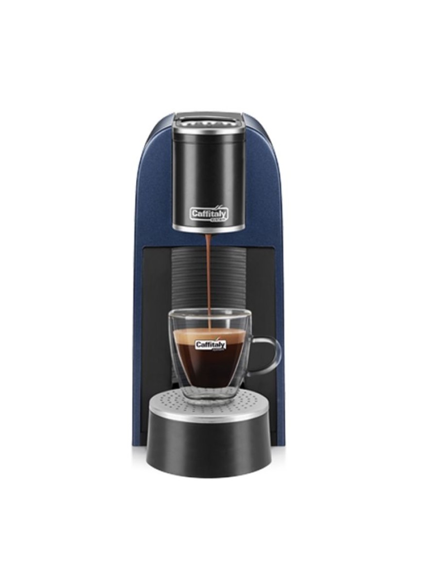 Click Cafe Macchinette Per Caffe In Capsule | Macchina Caffitaly Arka Evos33R.3 Matte Blue