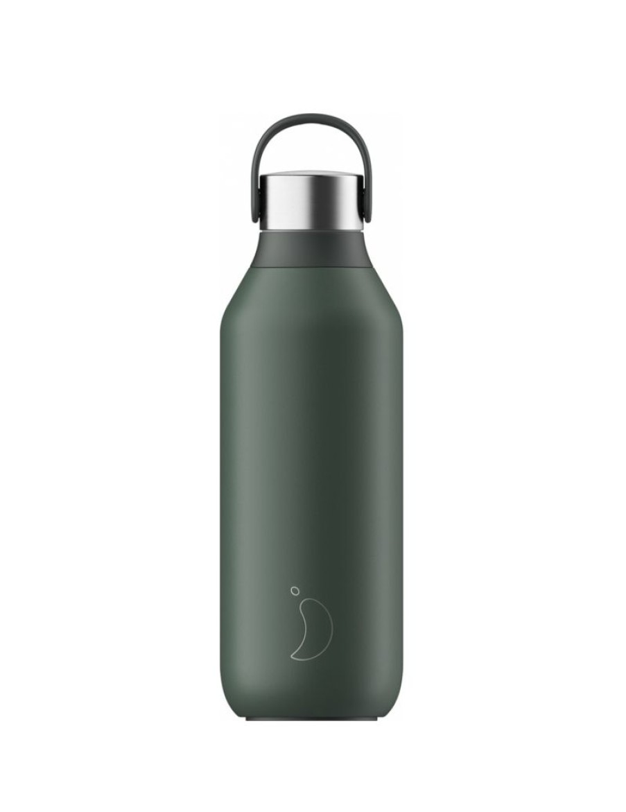 Click Cafe Borracce&Tazze Termiche E Accessori | Chilly'S Bottle Serie 2 Verde Pino 500Ml