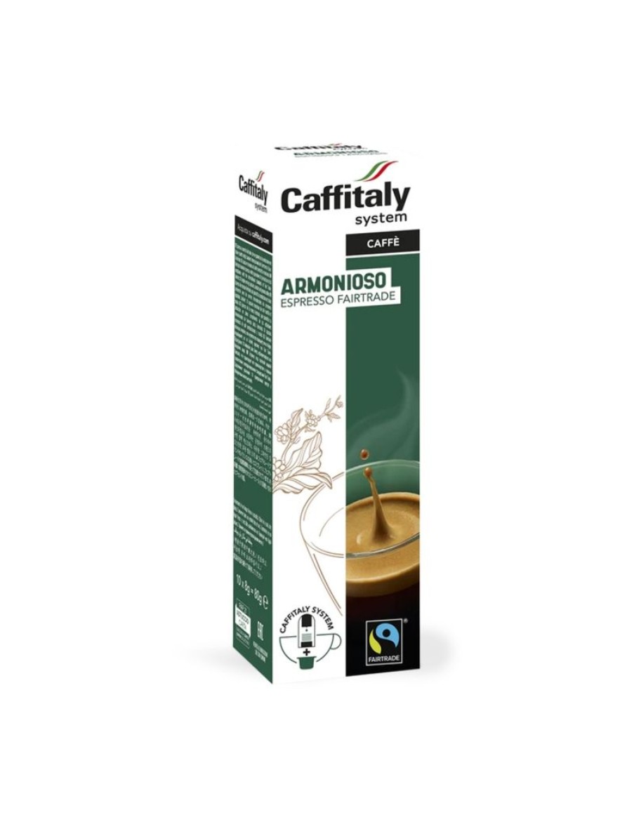 Click Cafe Capsule Caffitaly* Originali | 10 Capsule Armonioso Fairtrade E Caffe