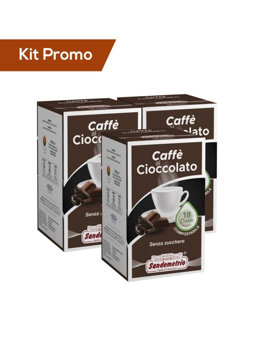 Click Cafe Cialde Caffe | Box 54 Cialde Caffe Al Cioccolato Sandemetrio